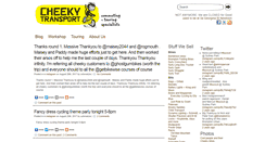Desktop Screenshot of cheekytransport.com.au